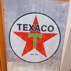 Texaco Metal Sign